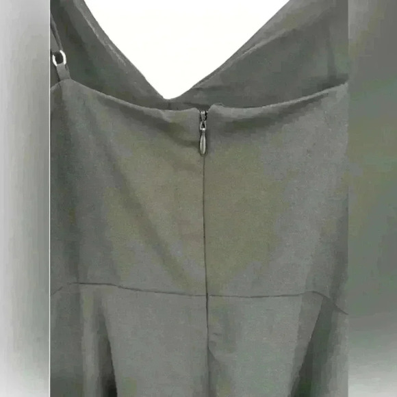 NWT DO+BE Wide Leg Ruffle Black Jumpsuit Romper Classic Event Party Night Out M - Picture 6 of 13